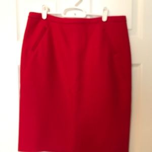 Red pencil skirt—never worn!